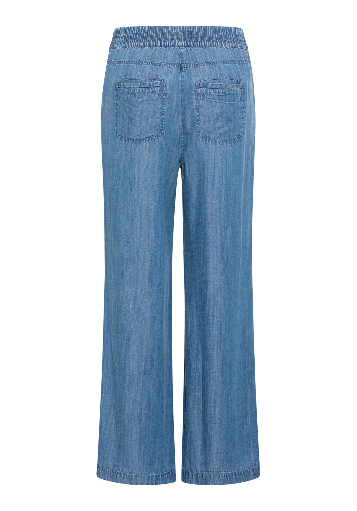Anna Fit Wide Leg Denim Look Pant