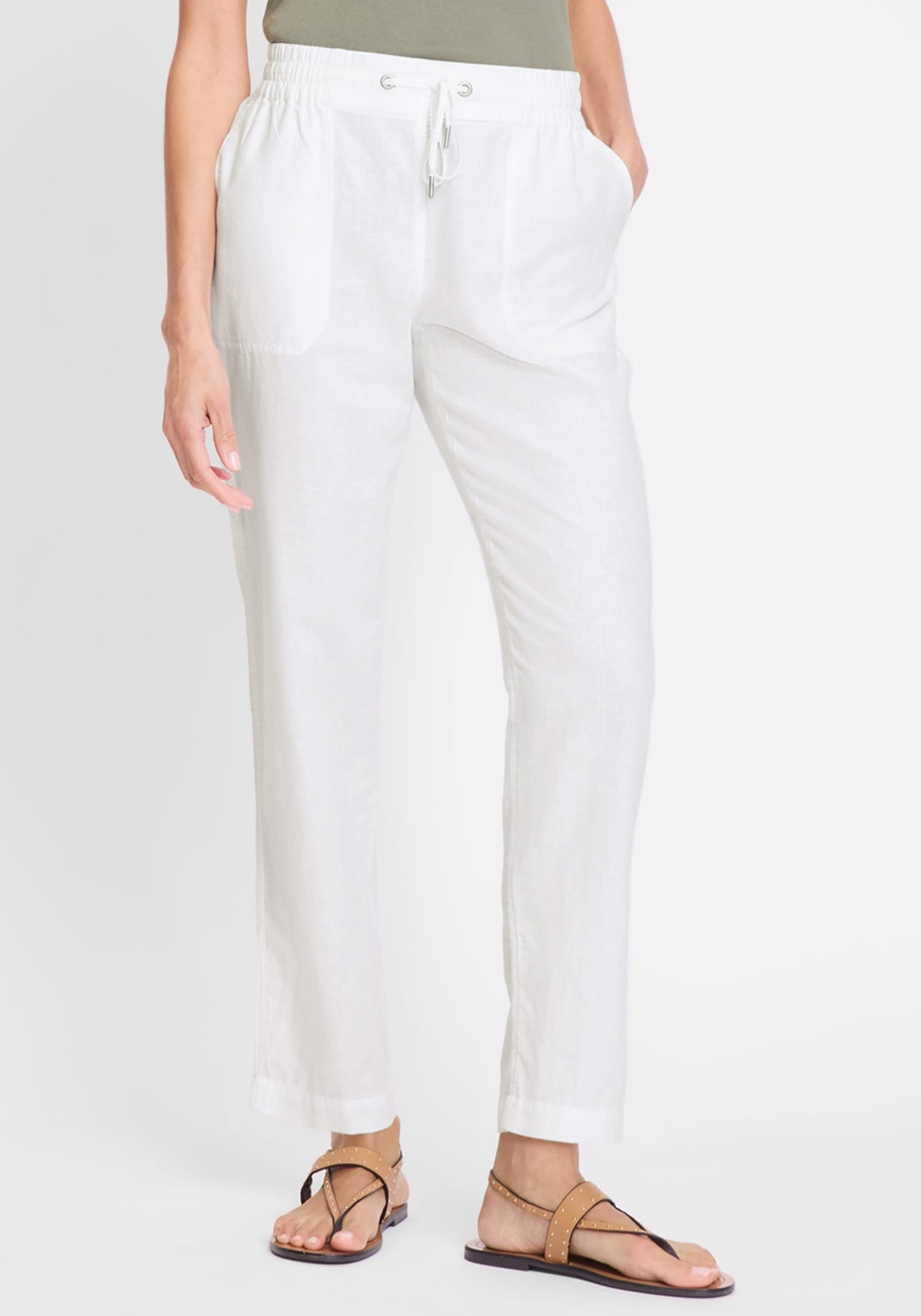 Lisa Fit Straight Drawstring Pant