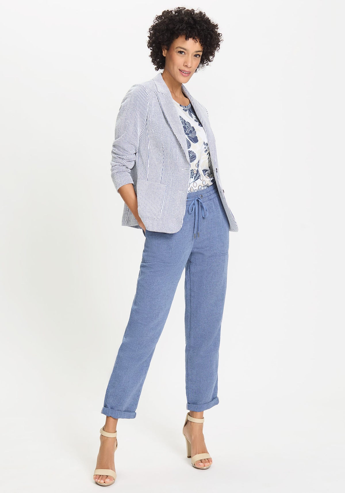 Lisa Fit Straight Drawstring Pant