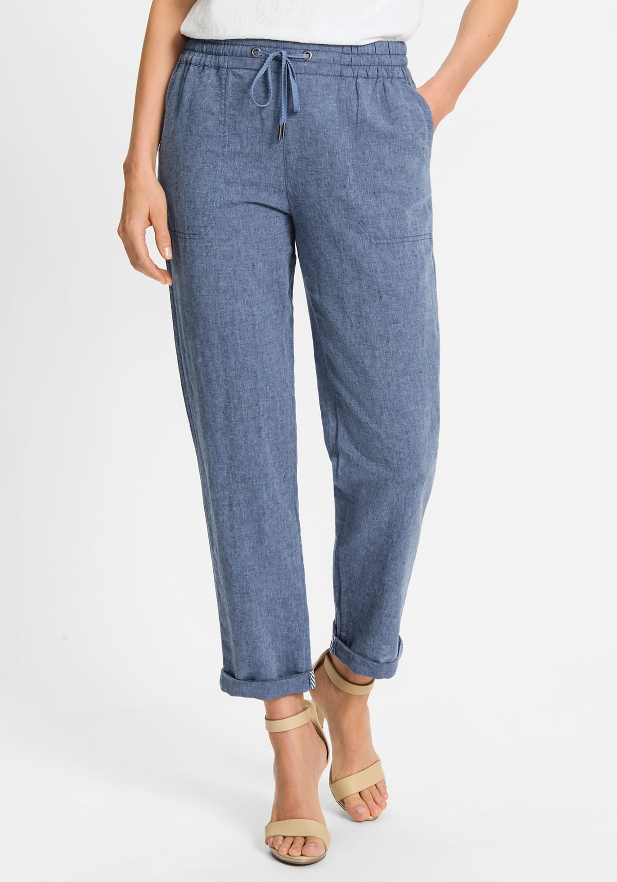 Lisa Fit Straight Drawstring Pant