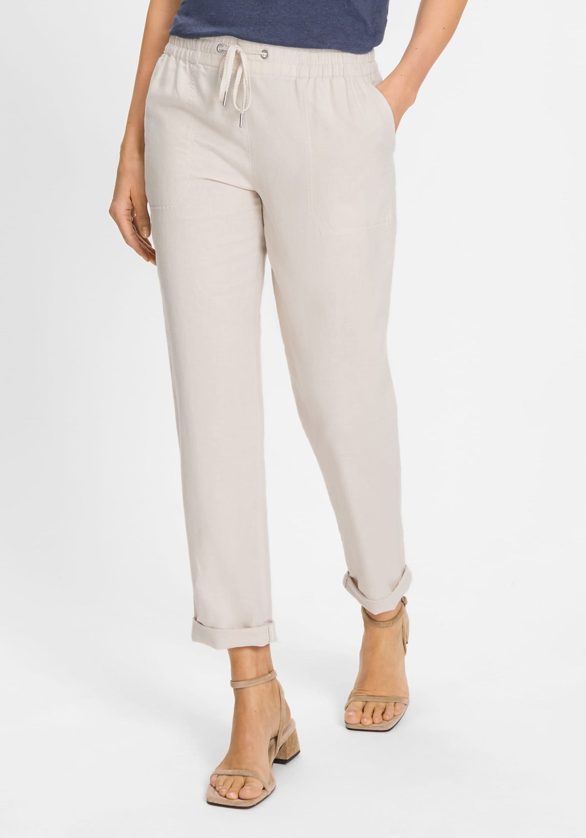Lisa Fit Straight Drawstring Pant