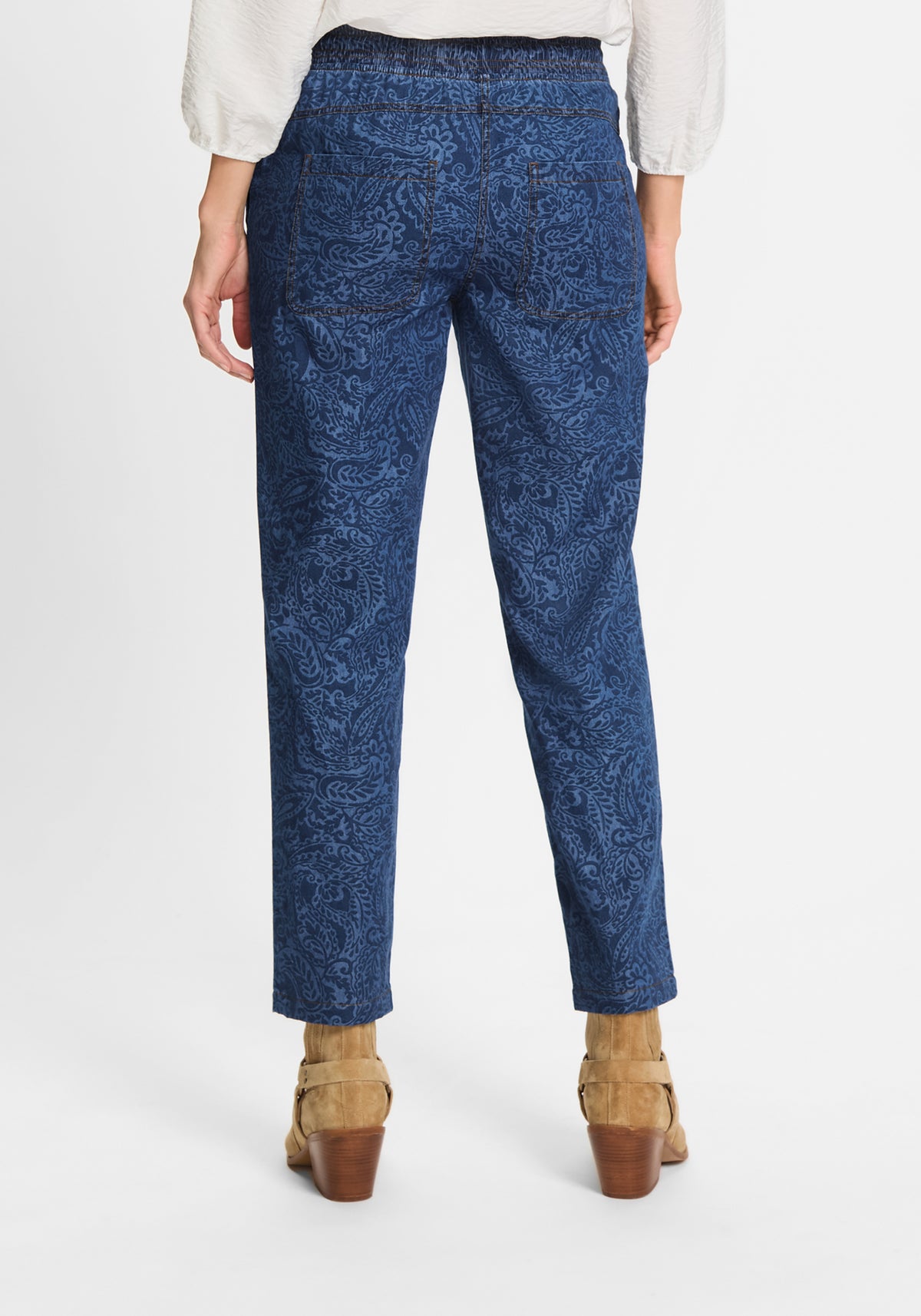 Pantalon en denim Lisa Fit Paisley