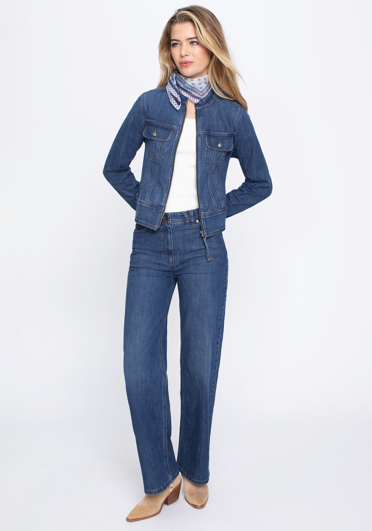 Anna Fit Wide Leg Jean