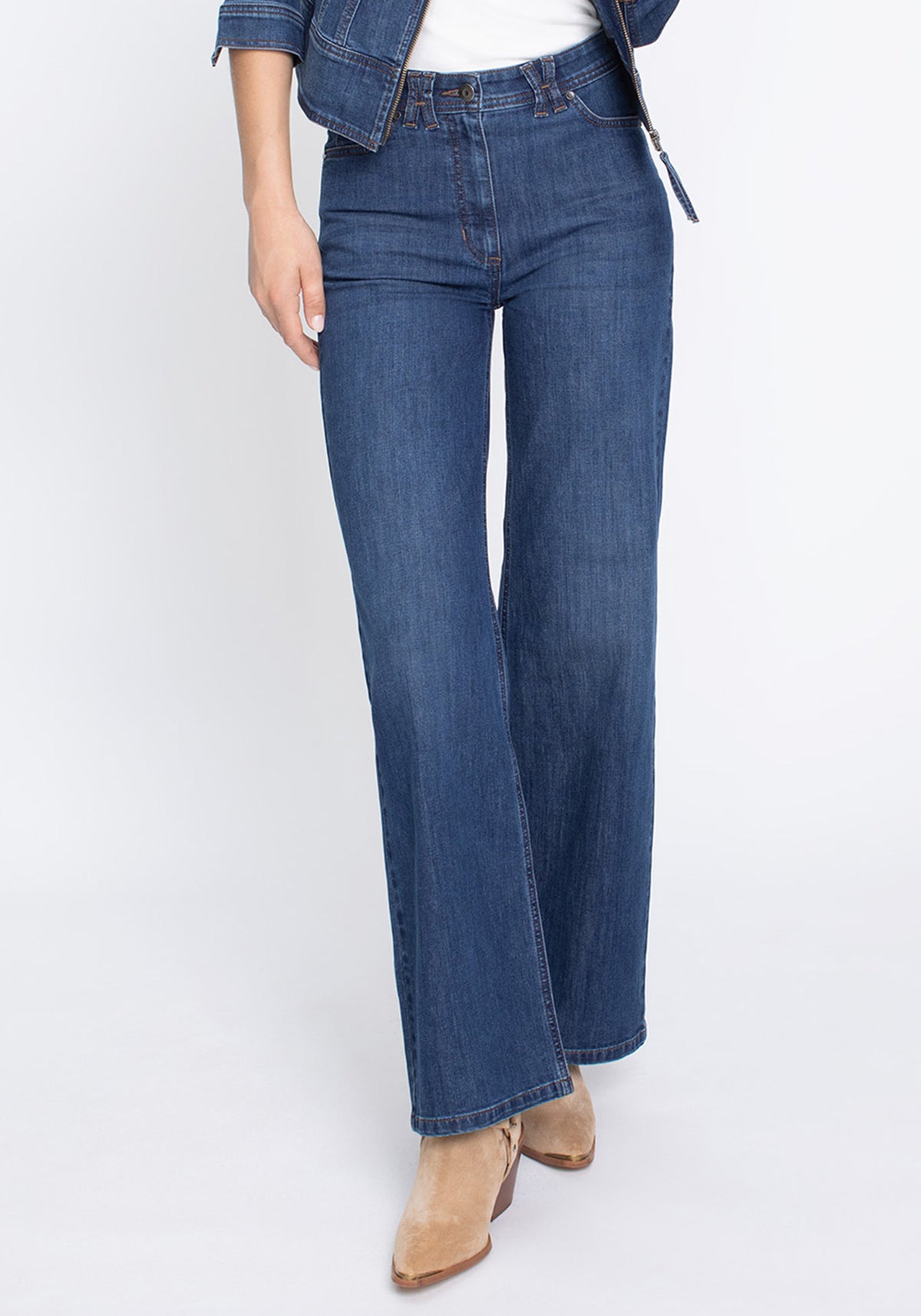 Anna Fit Wide Leg Jean
