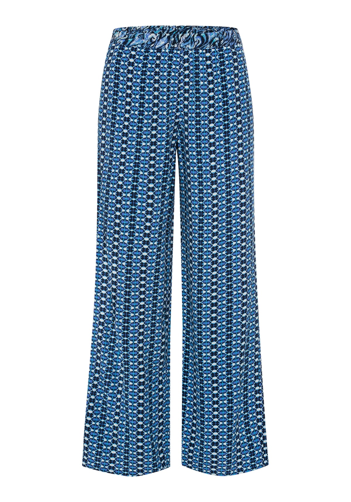 Anna Fit Ikat Print Pull-On Pant