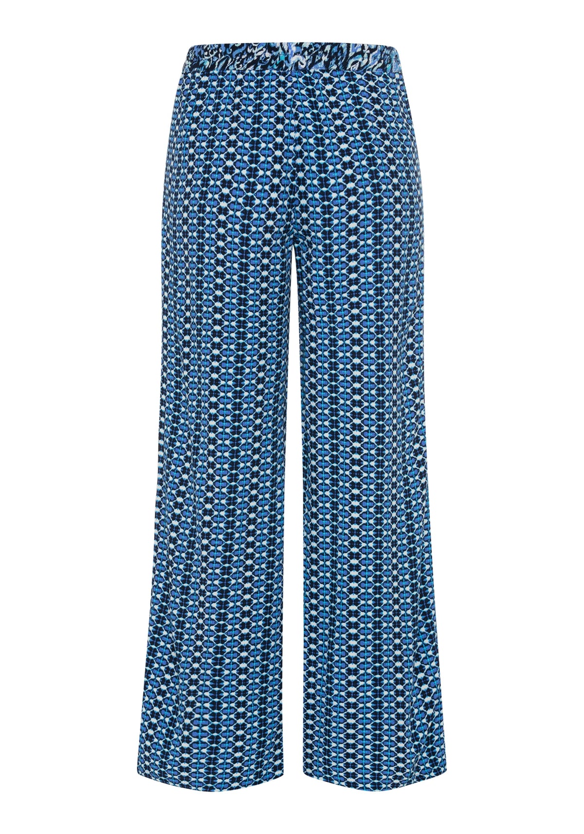 Anna Fit Ikat Print Pull-On Pant