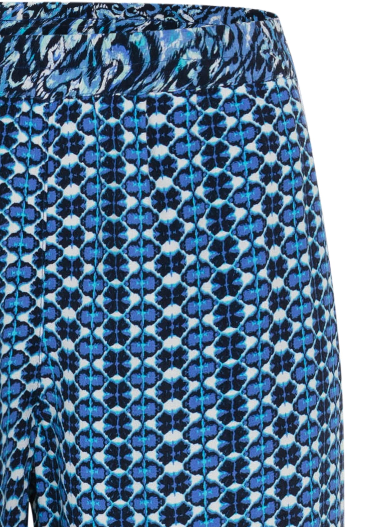 Anna Fit Ikat Print Pull-On Pant