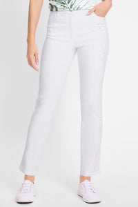 Lisa Fit Straight Embellished Jean