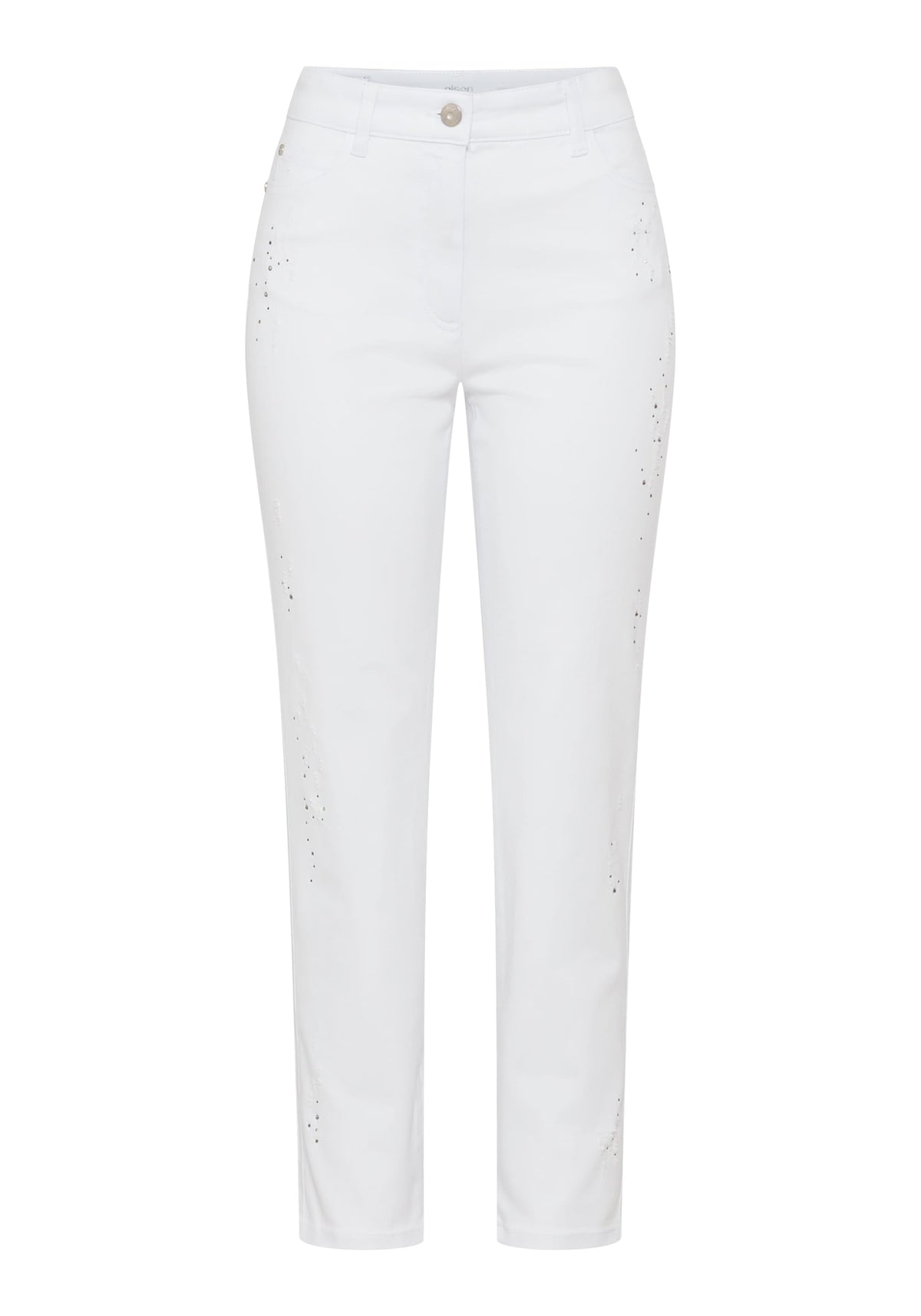 Lisa Fit Straight Embellished Jean