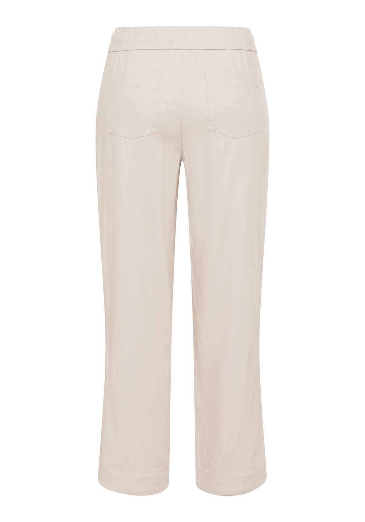 Mona Fit Pull-On Linen Blend Pant