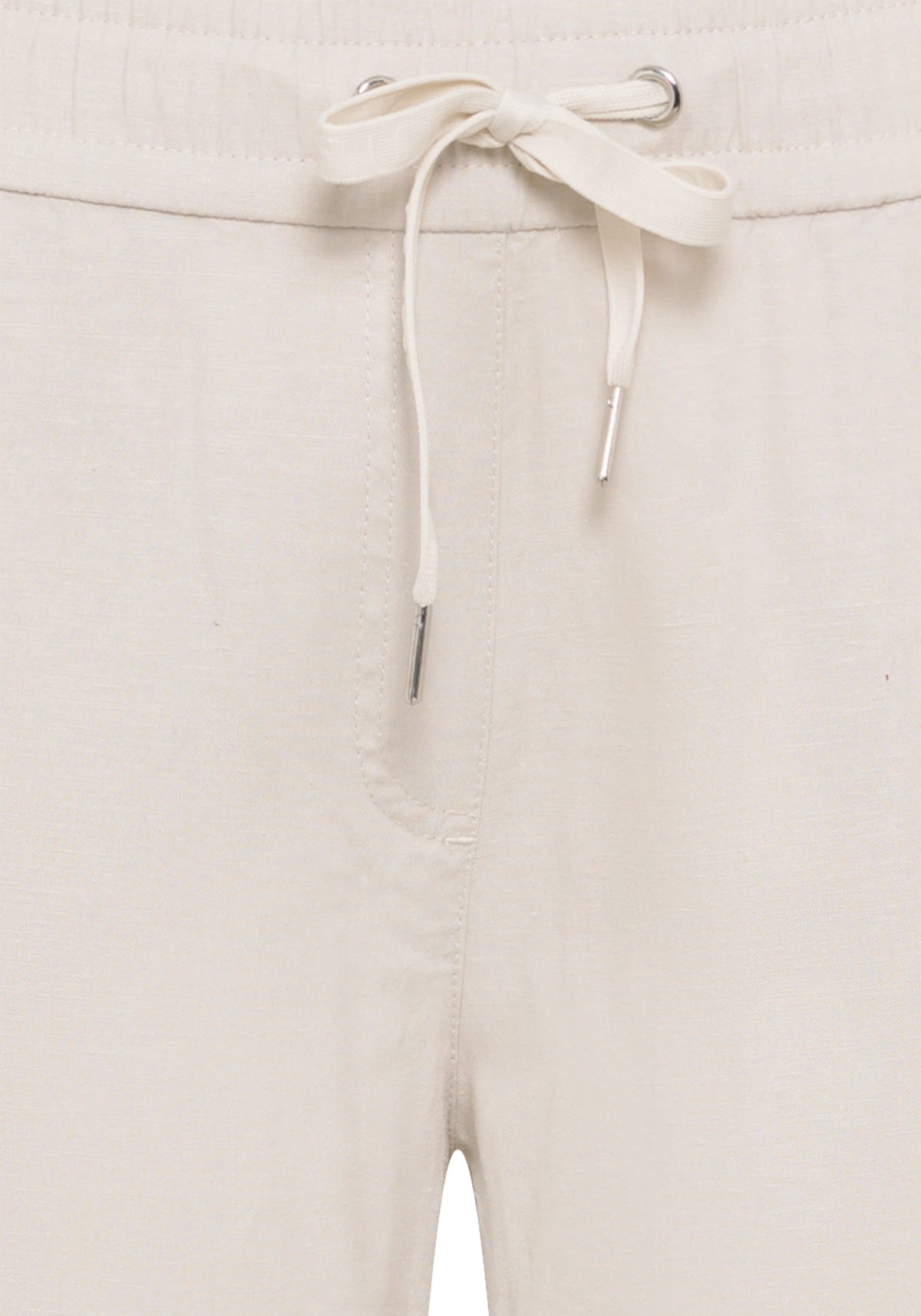 Mona Fit Pull-On Linen Blend Pant