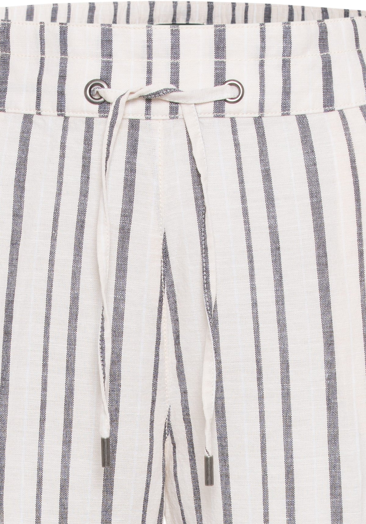 Cotton Linen Striped Pant