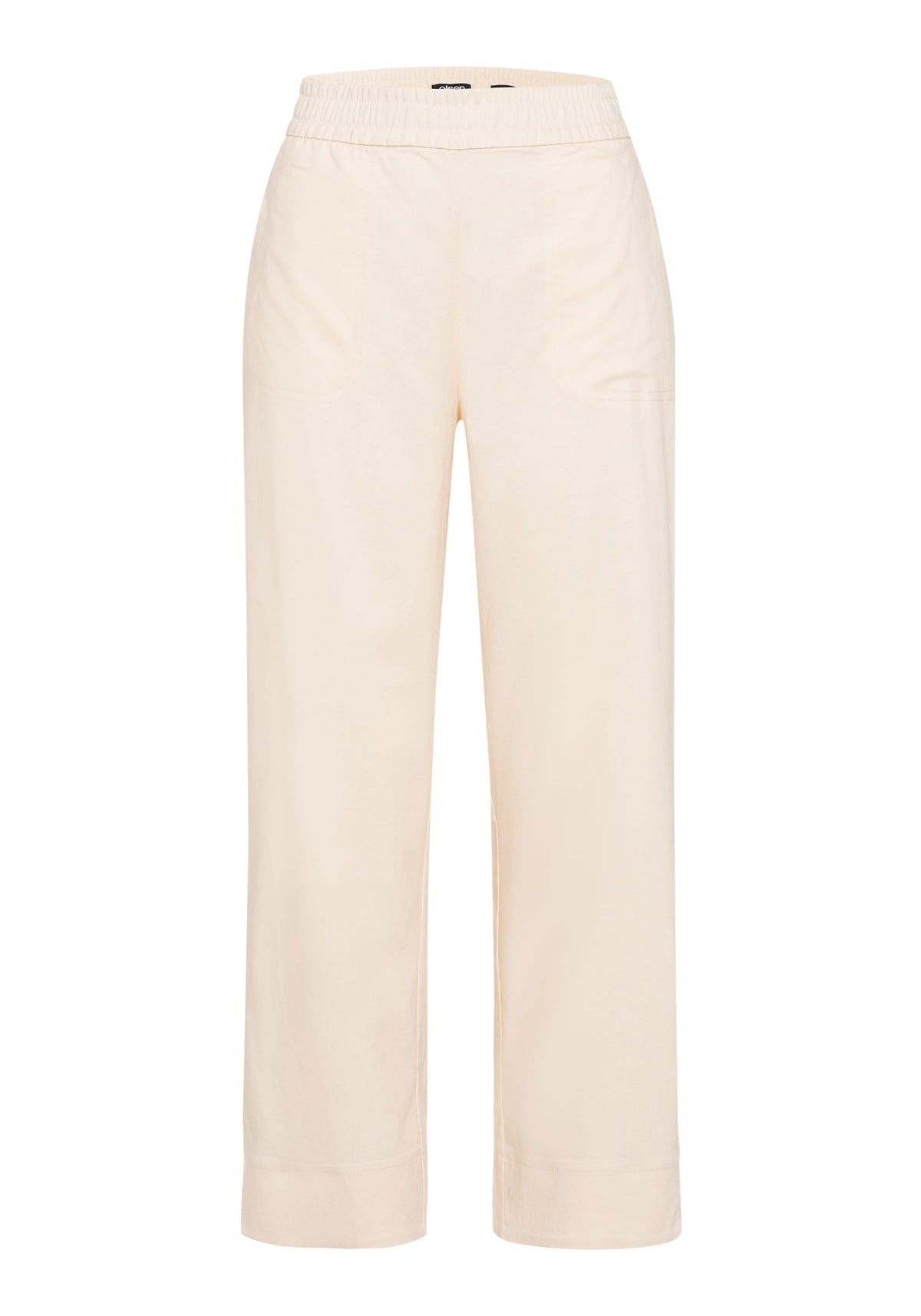 Mona Fit Linen Blend Pull-On Pant