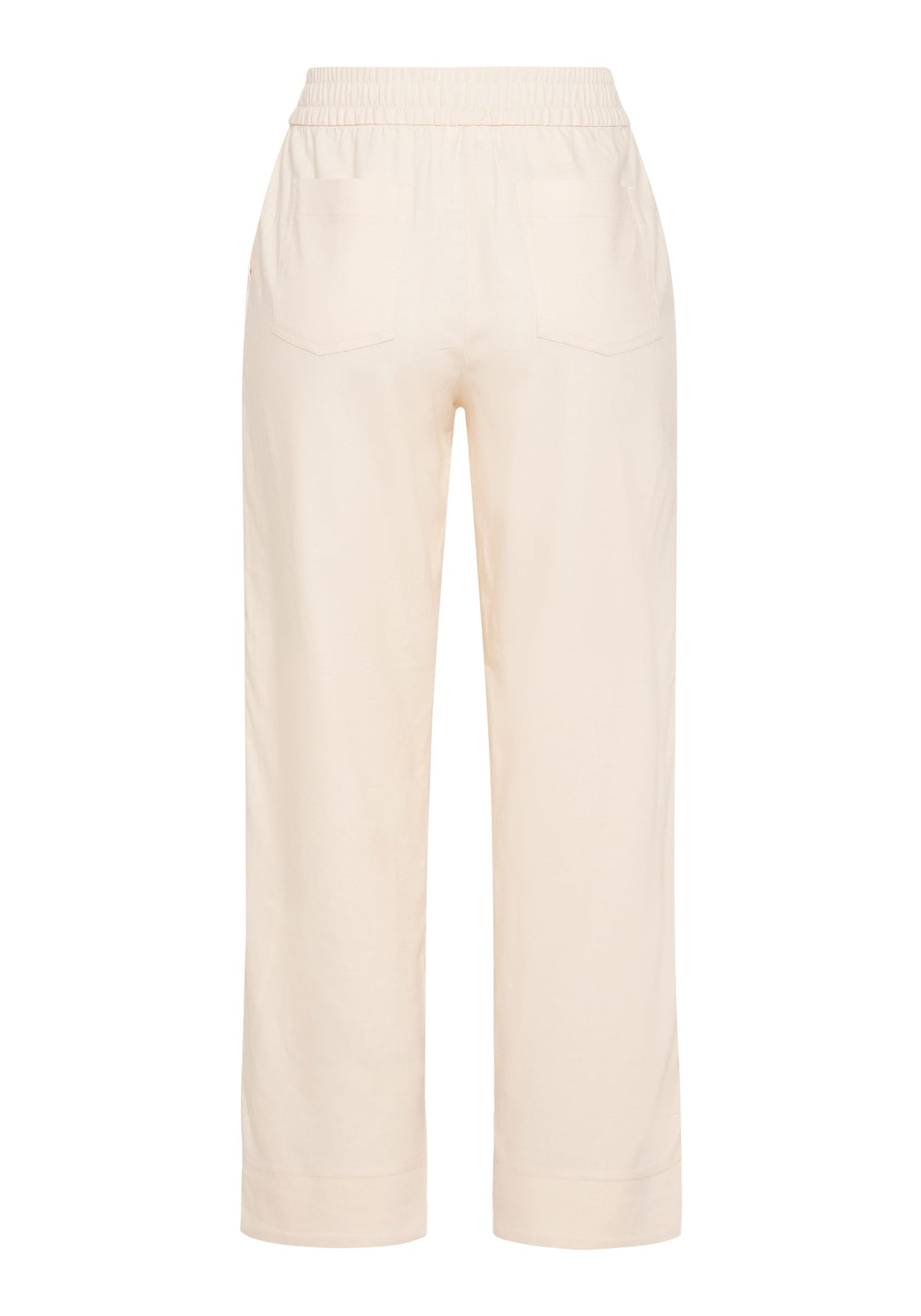 Mona Fit Linen Blend Pull-On Pant