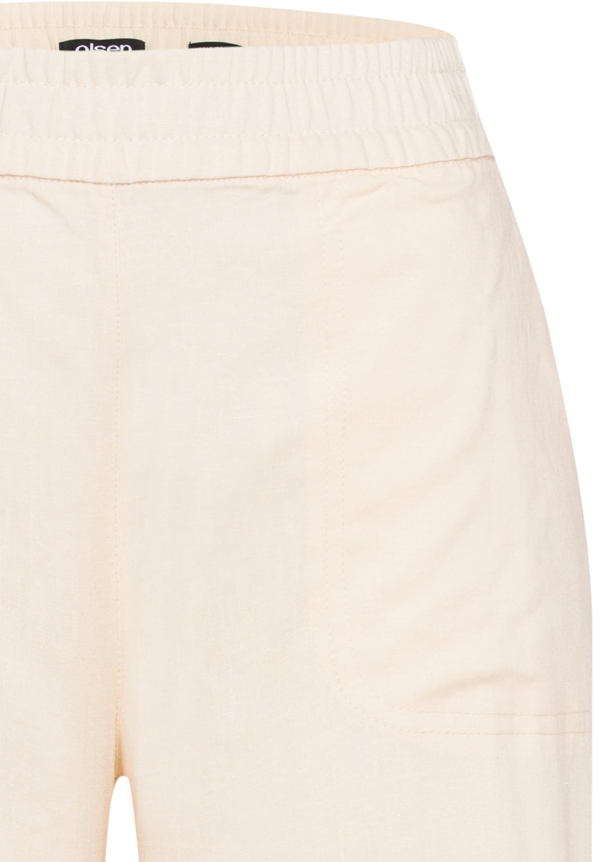 Mona Fit Linen Blend Pull-On Pant
