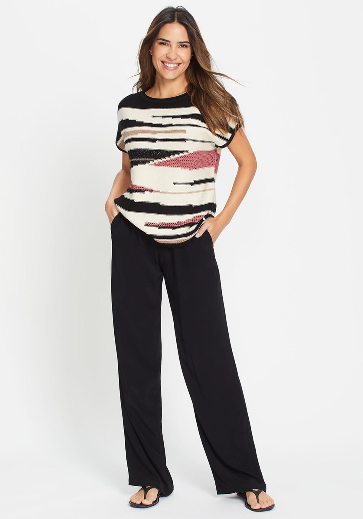 Lisa Straight Pull-On Pant