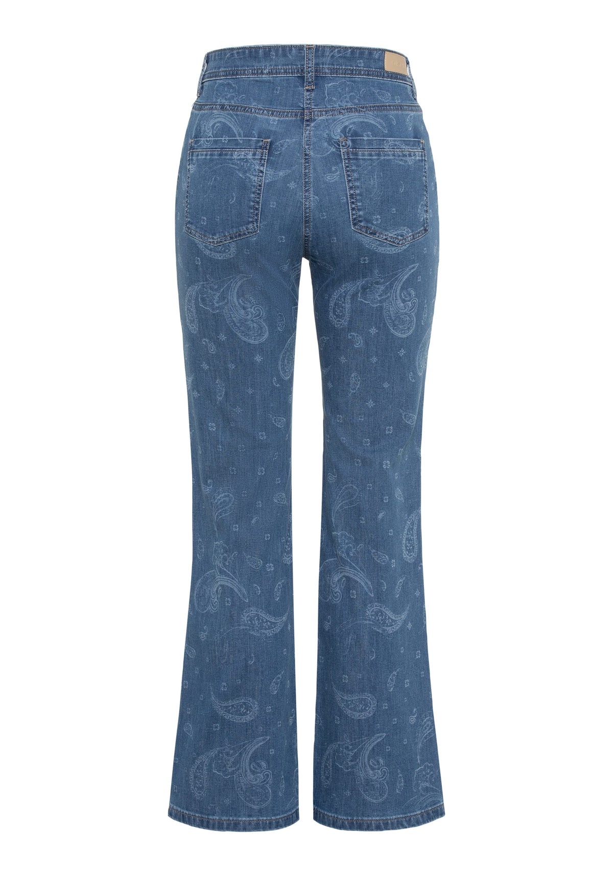 Mona Fit Paisley Motif Jean