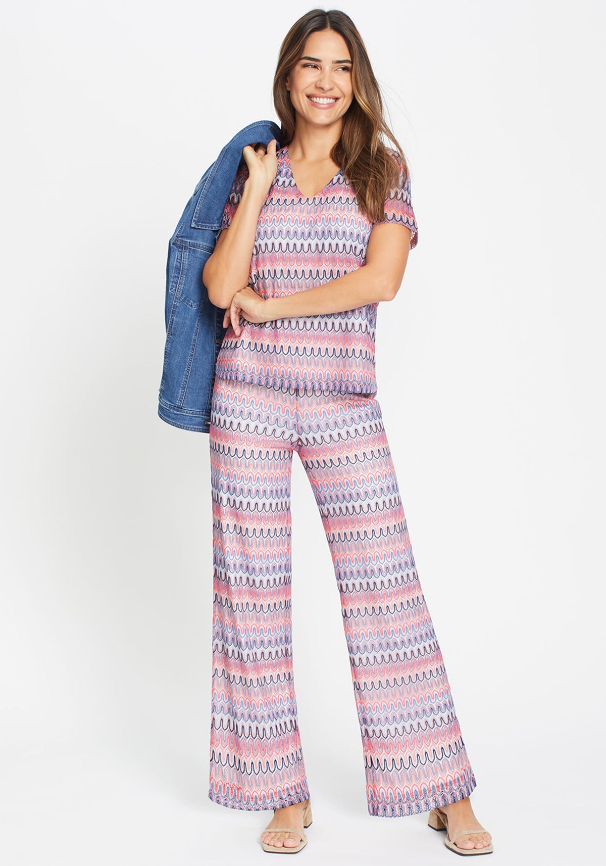 Anna Fit Wide Leg Lace Pant