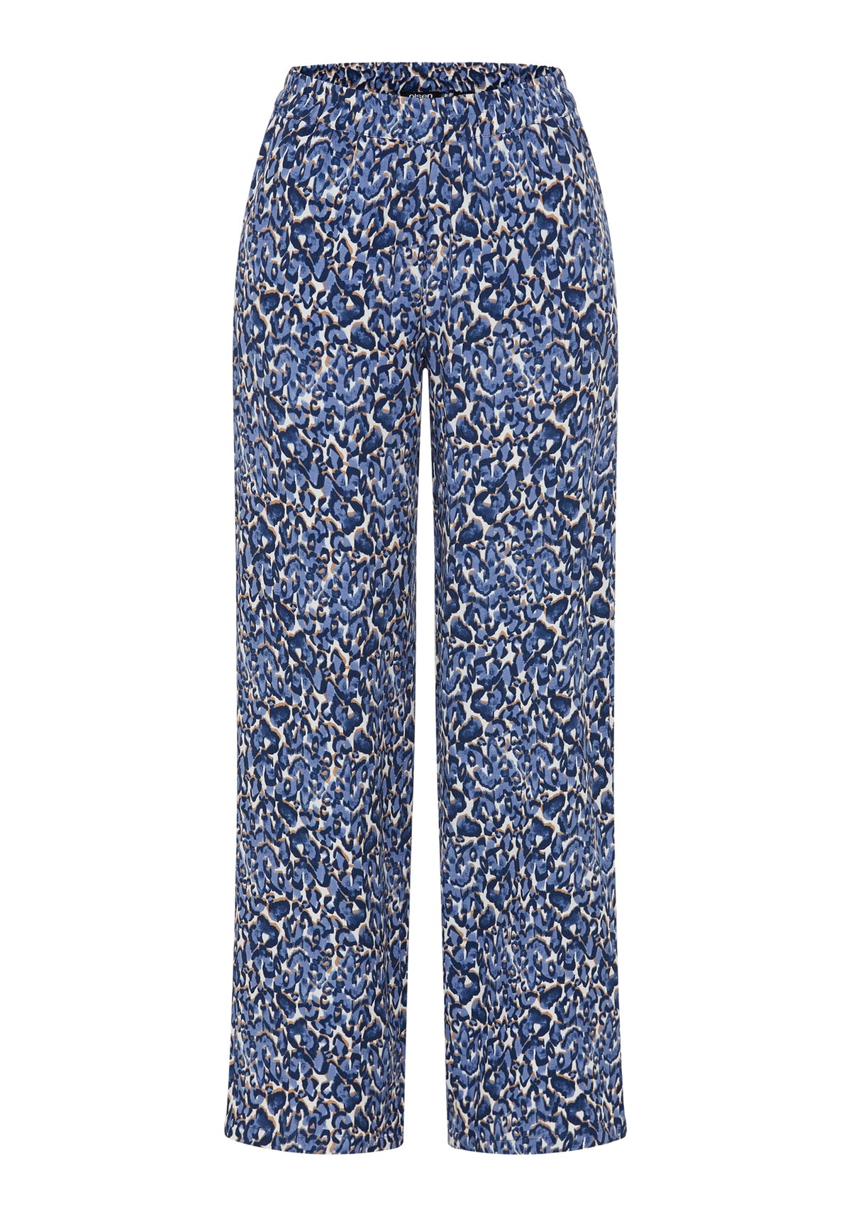 Anna Fit Wide Leg Leo Print Pant