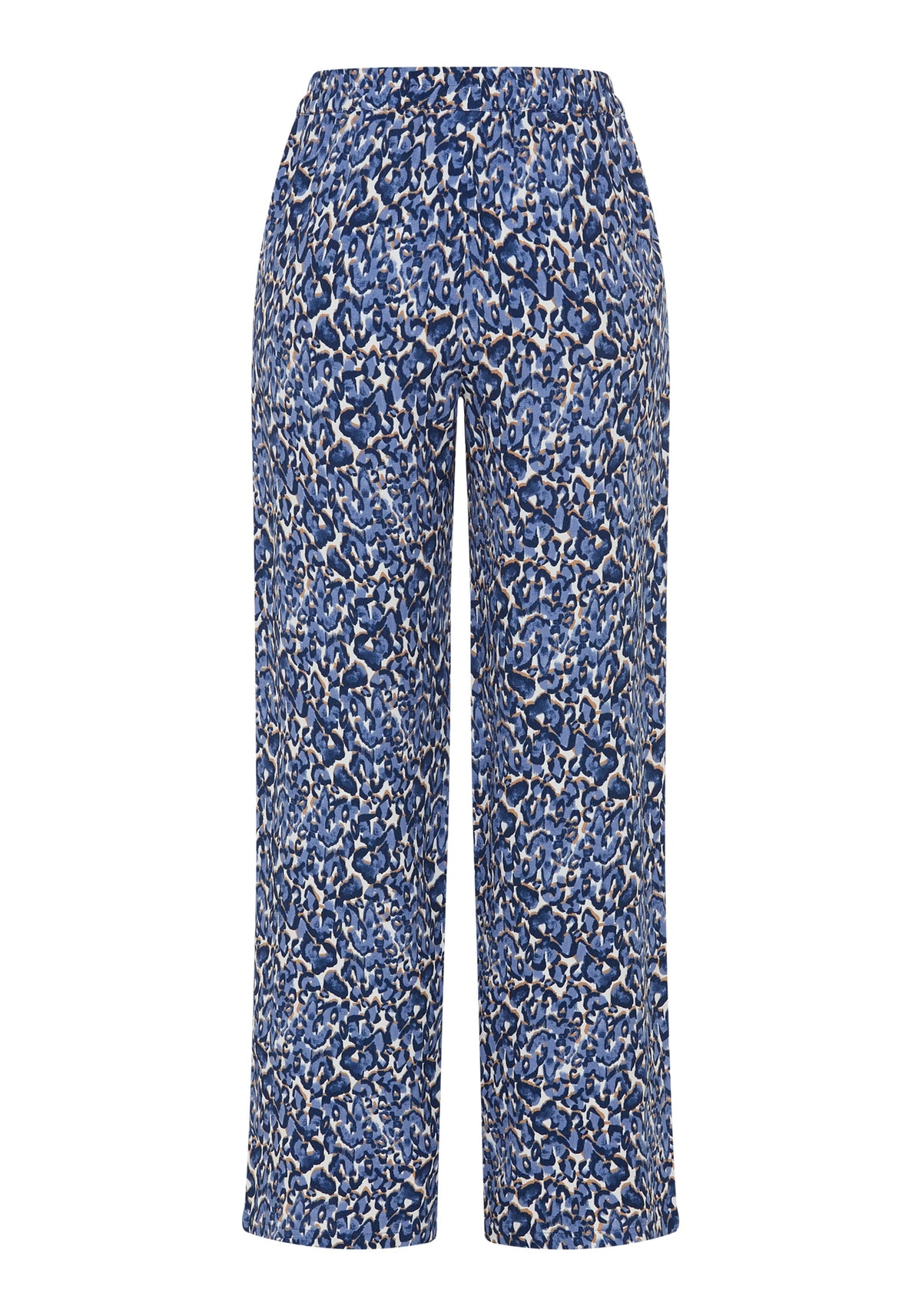 Anna Fit Wide Leg Leo Print Pant