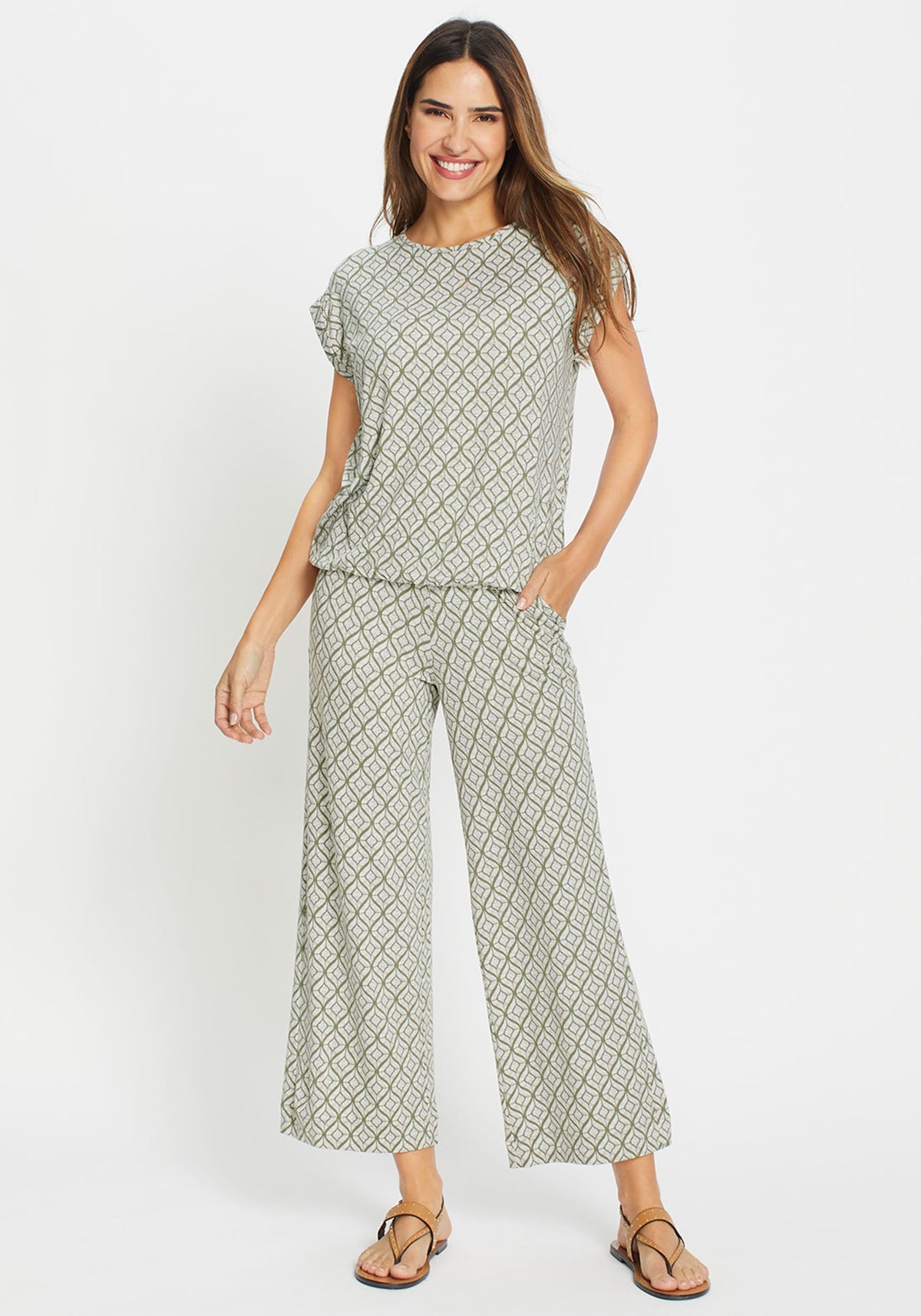 Ornamental Pull-On Pant