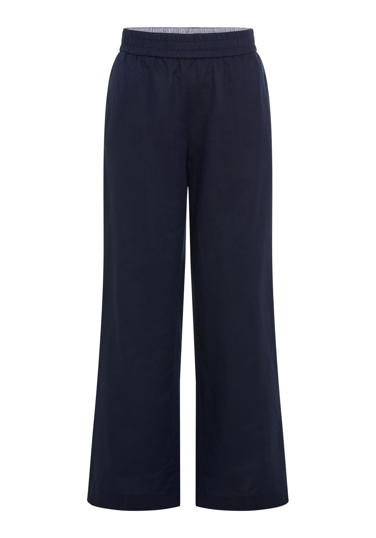 Pantalon en lin et coton à enfiler