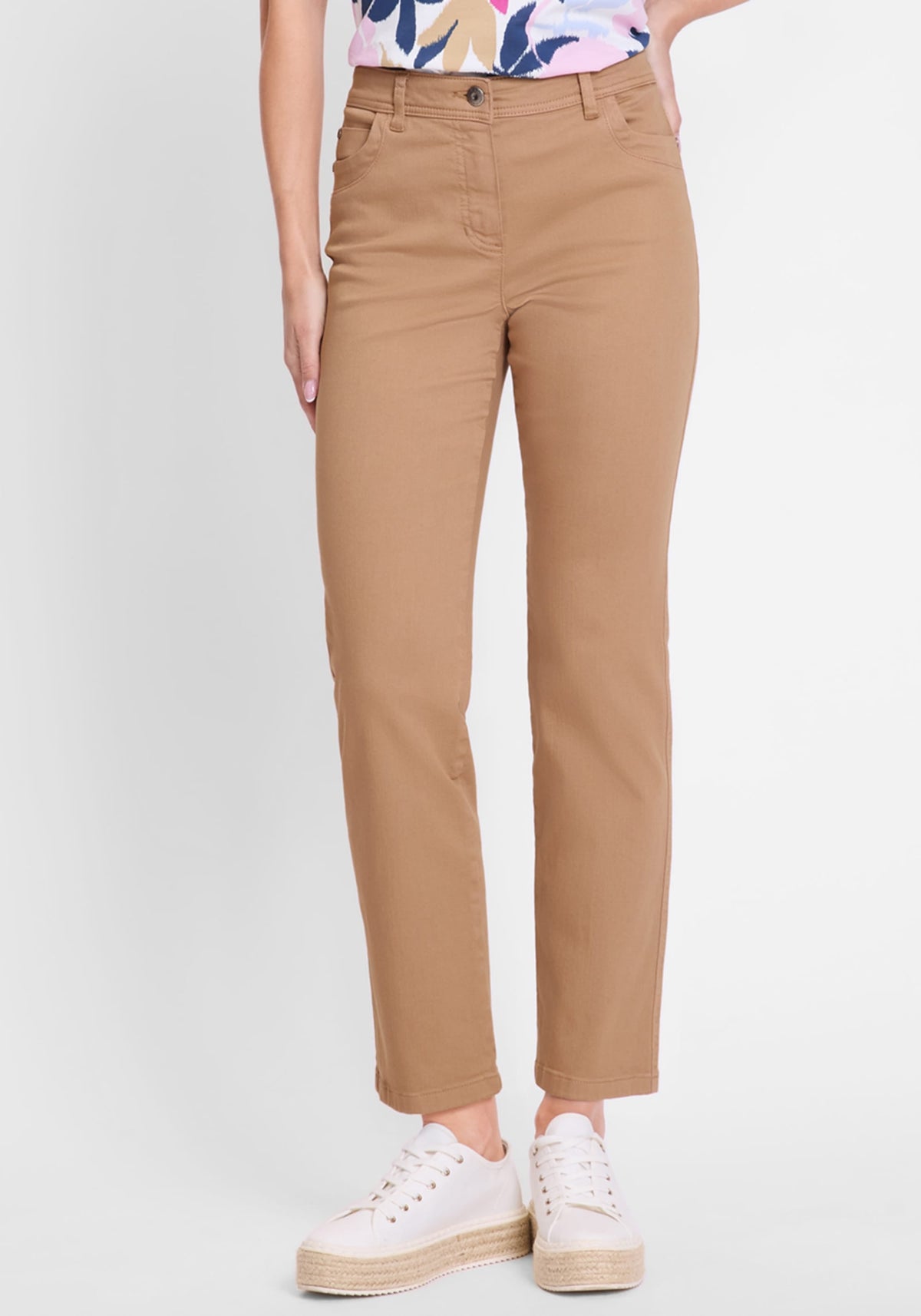 Lisa Straight Cropped Stretch Jean