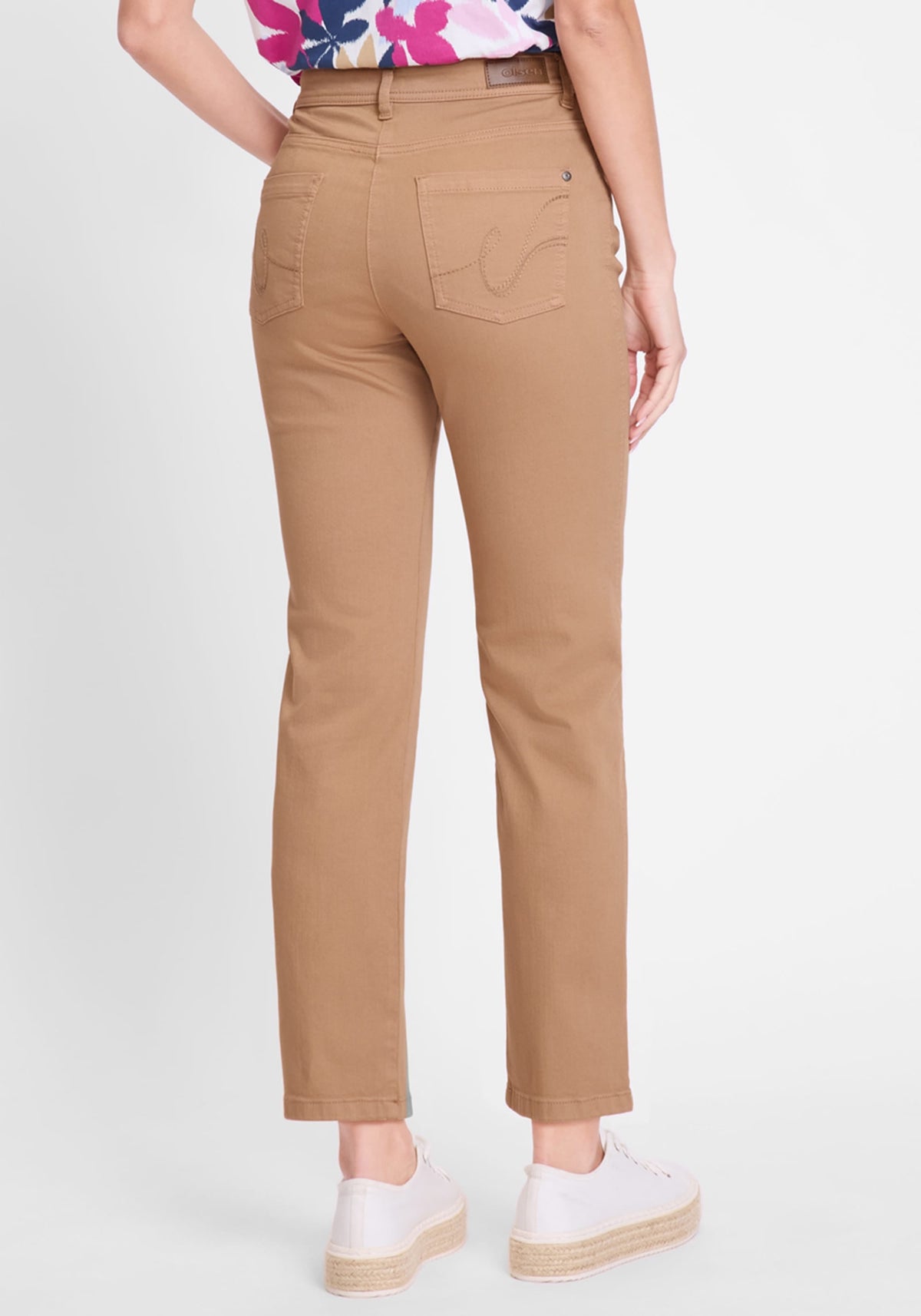 Lisa Straight Cropped Stretch Jean