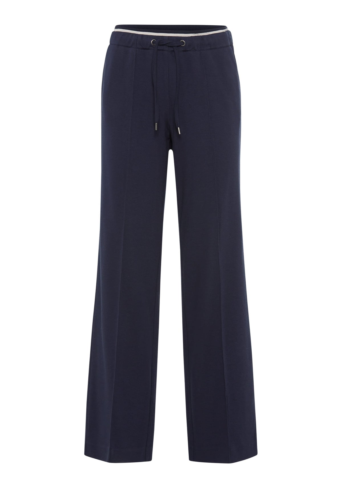 Anna Fit Wide Leg Stretch Knit Drawstring Trouser