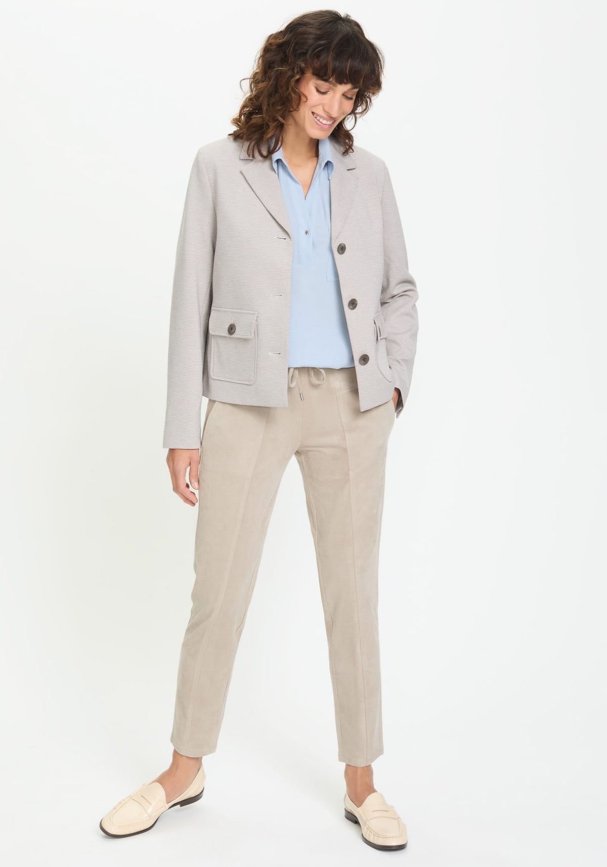 Lisa Fit Faux Suede Pant