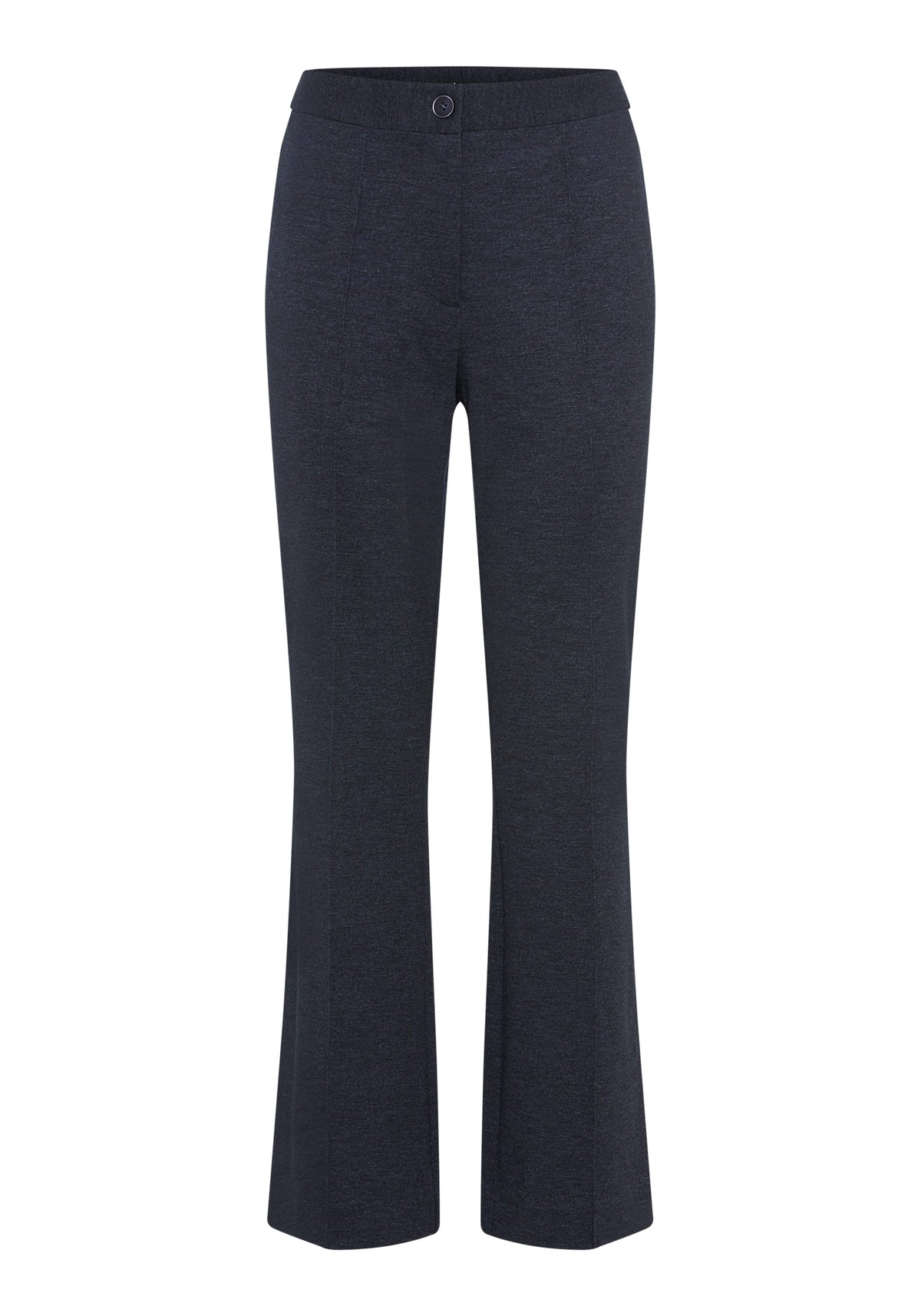 Mona Fit Bootcut Leg Denim Look Cropped Trouser