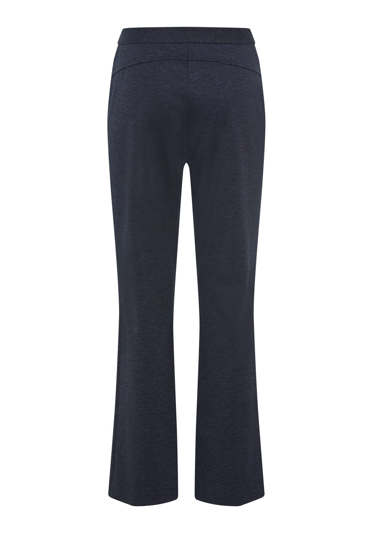 Mona Fit Bootcut Leg Denim Look Cropped Trouser