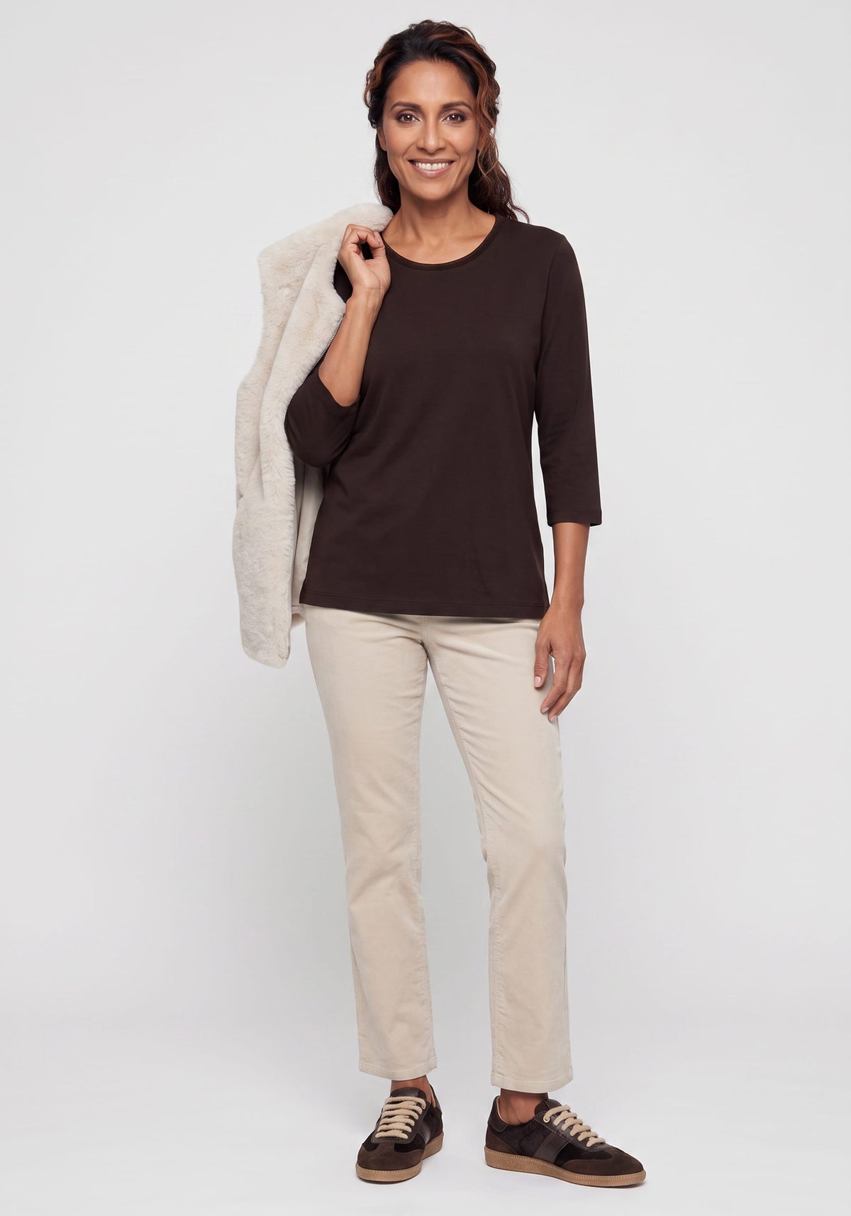 Pantalon en velours côtelé