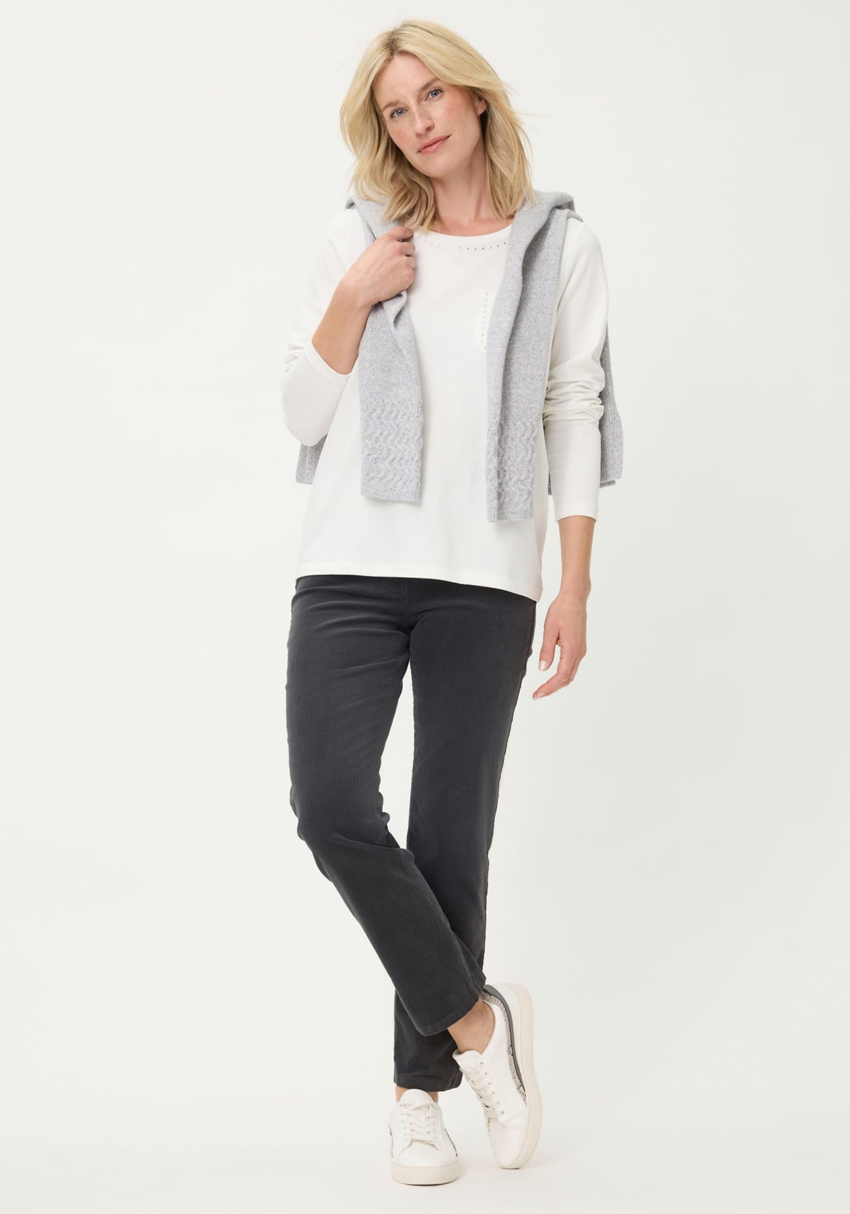 Pantalon en velours côtelé Lisa Fit