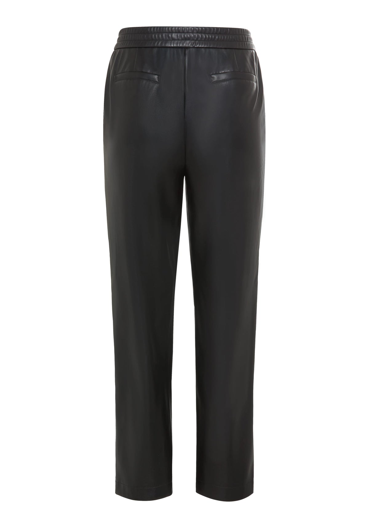 Mona Fit Straight Leg Faux Leather Pant