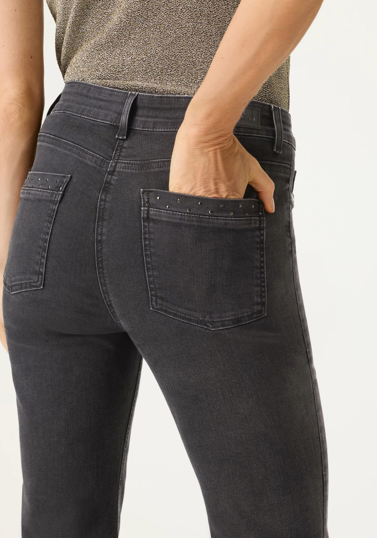 Jean court orné de Mona Fit