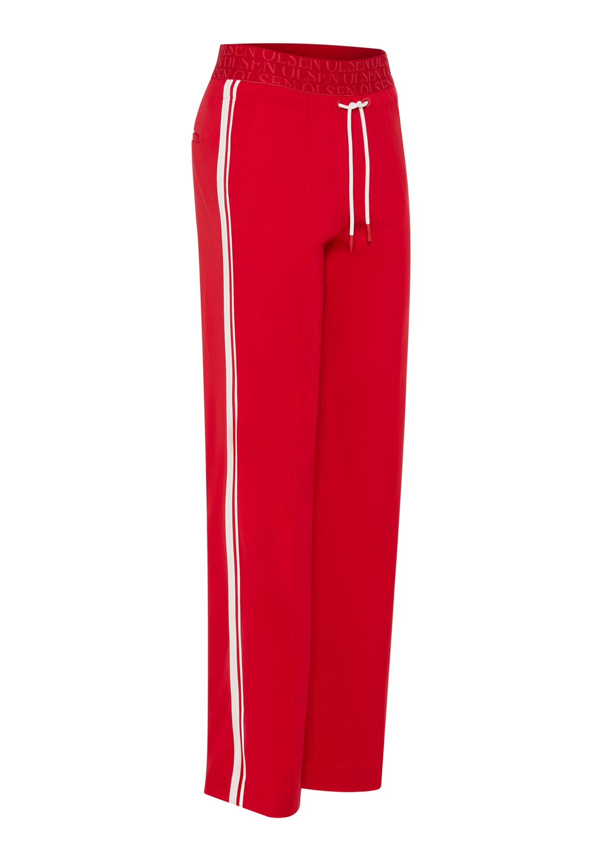 Pantalon à cordon coulissant en jersey avec bande latérale