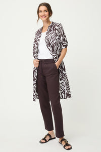 Cotton-Linen Blend Cropped Pant