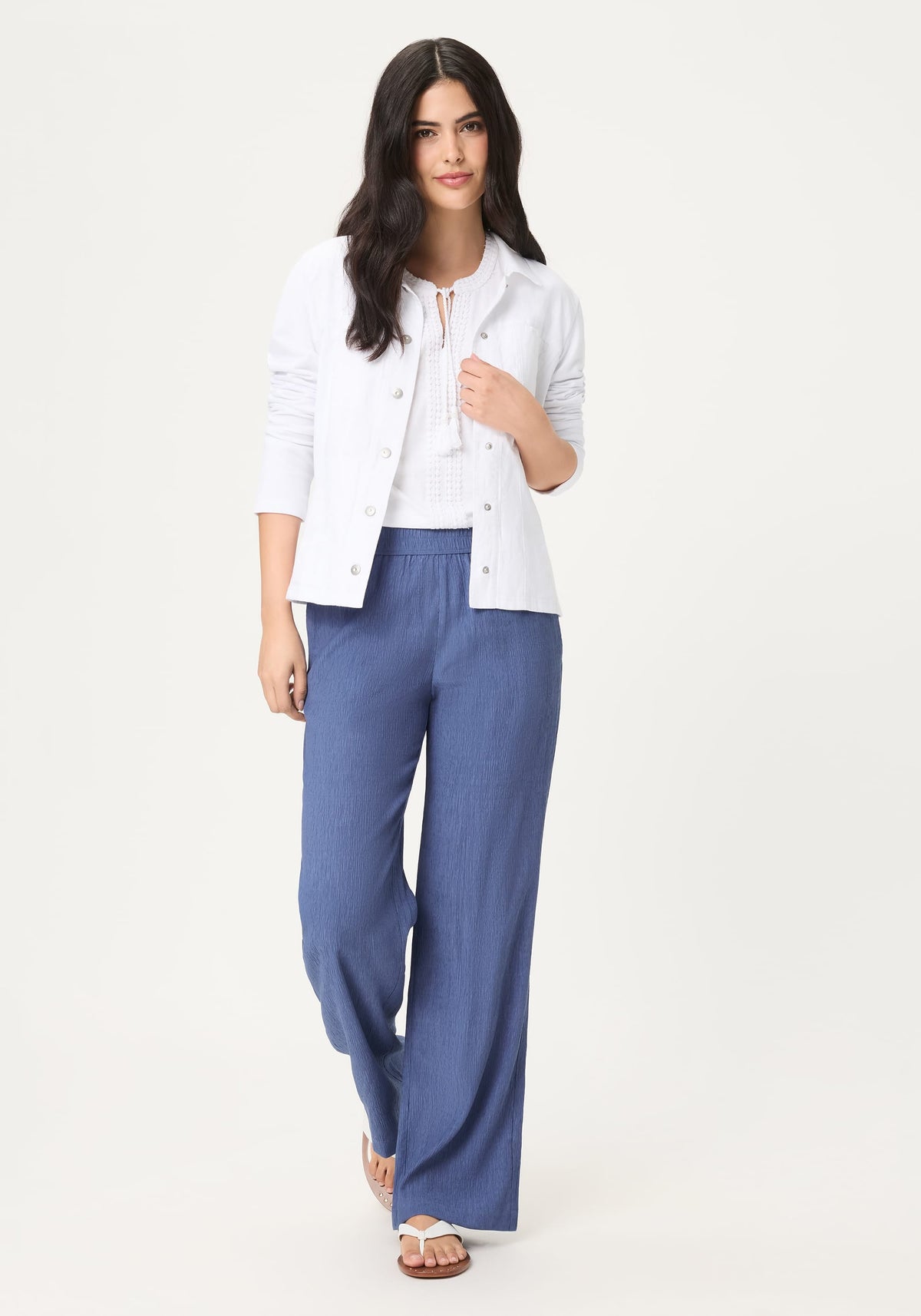 Soft Crinkle Pull-On Pant