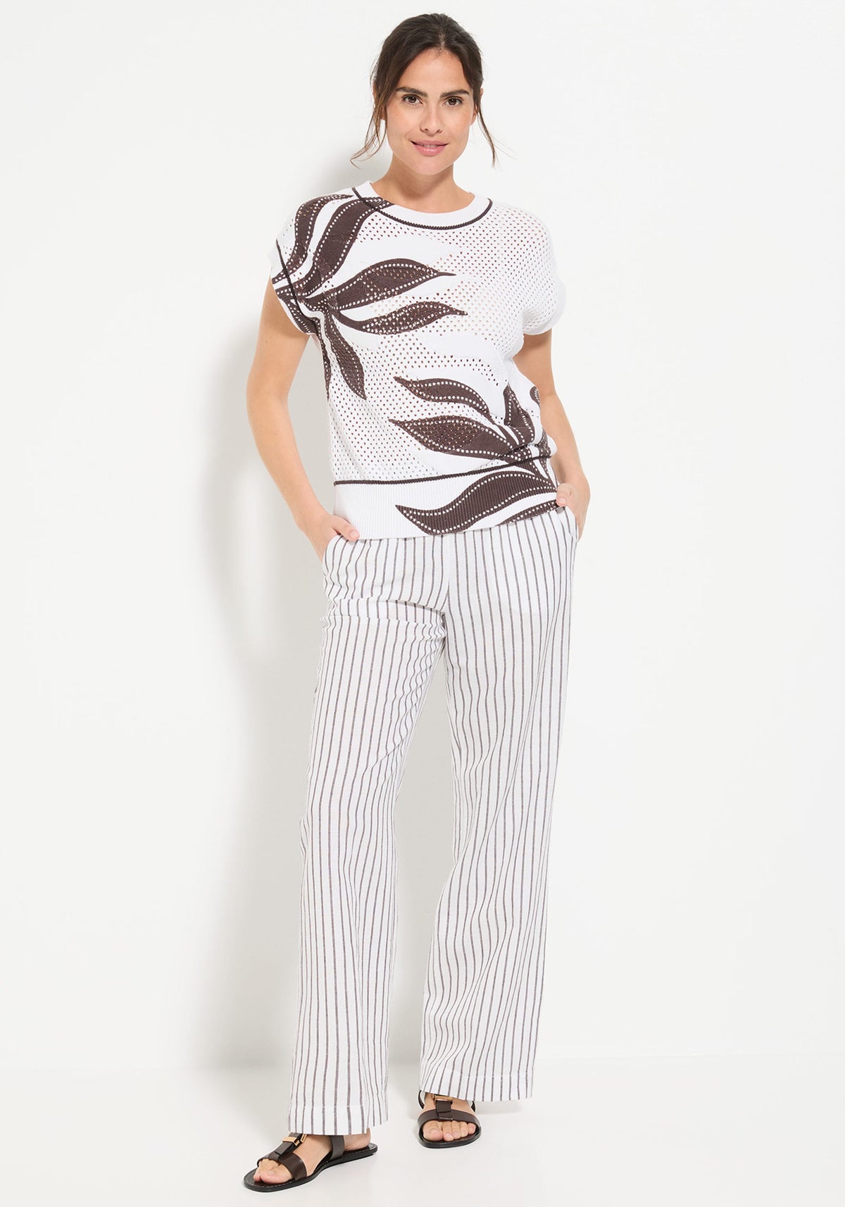 Stripe Pull-On Pant
