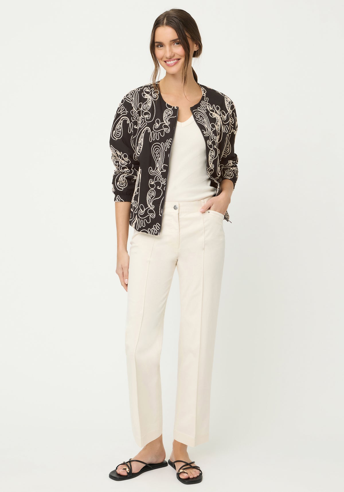 Pantalon décontracté droit Mona