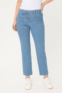 Cropped Denim Jeans