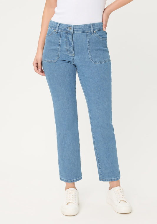 Cropped Denim Jeans