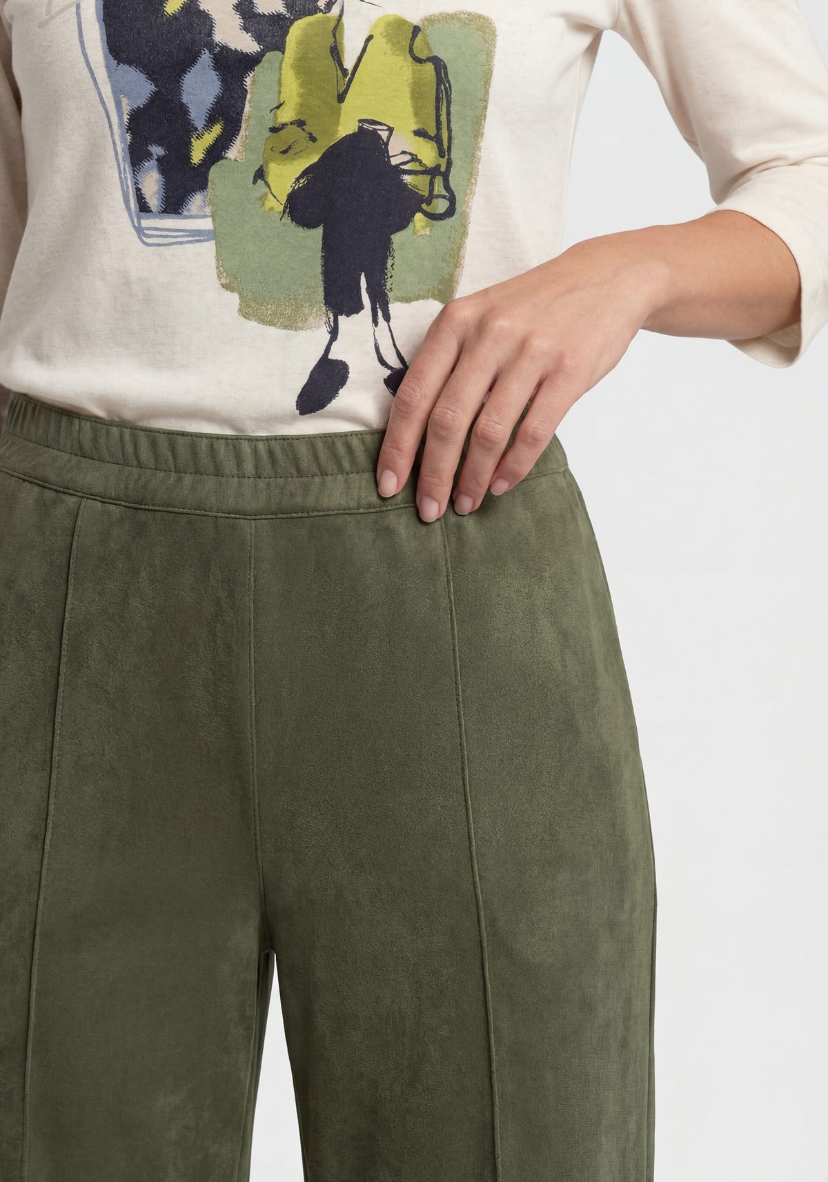 Faux Suede Pant