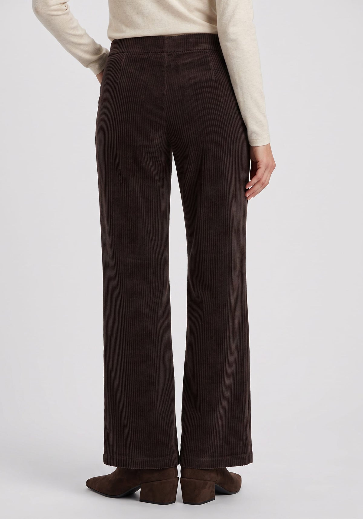 Pantalon en velours côtelé à enfiler