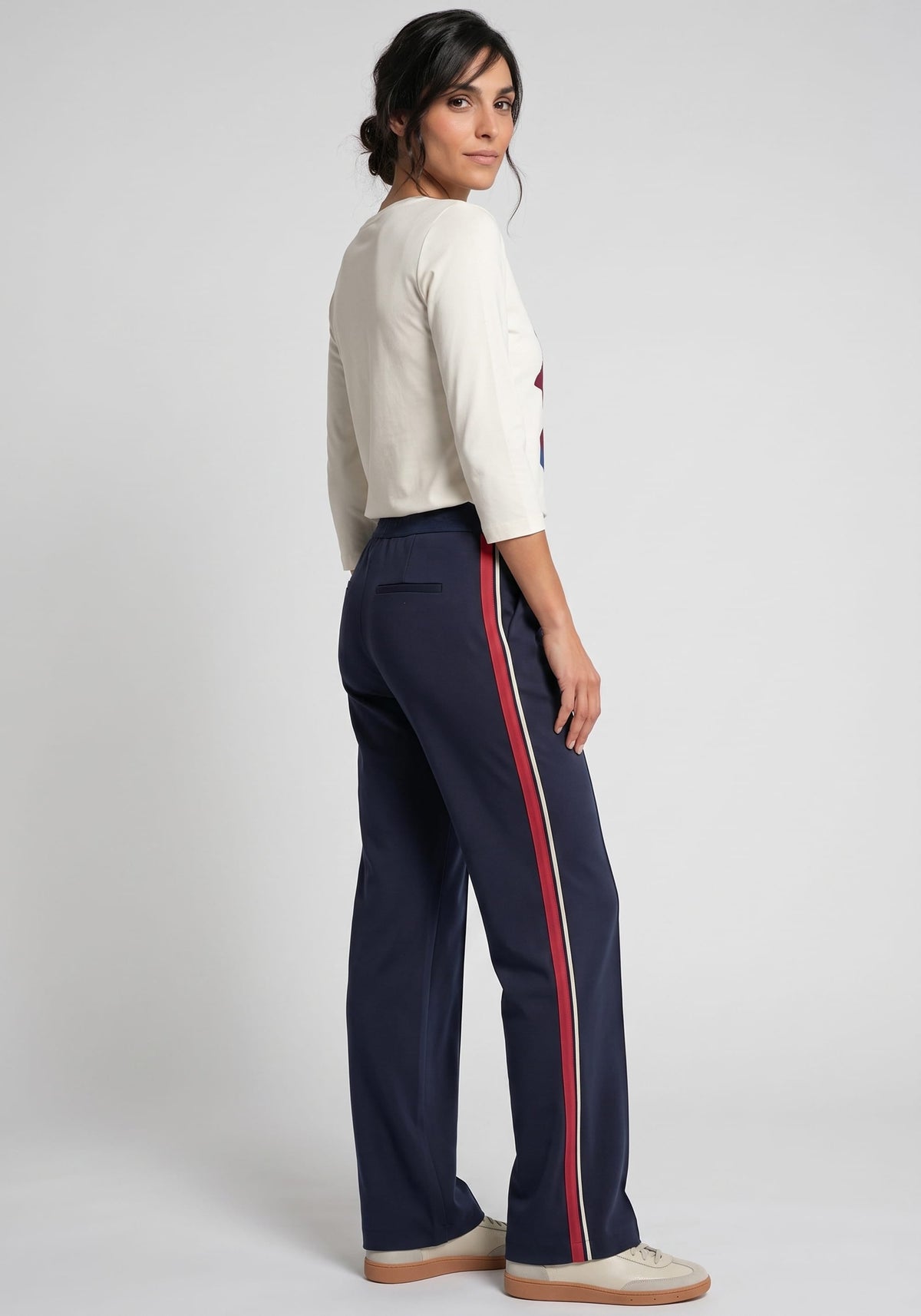 Side Stripe Jersey Knit Pant