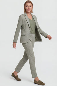 Pantalon en maille jacquard