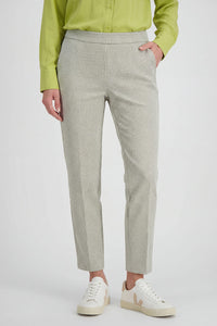Pantalon en maille jacquard