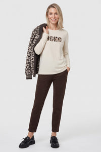 Faux Suede Drawstring Pant