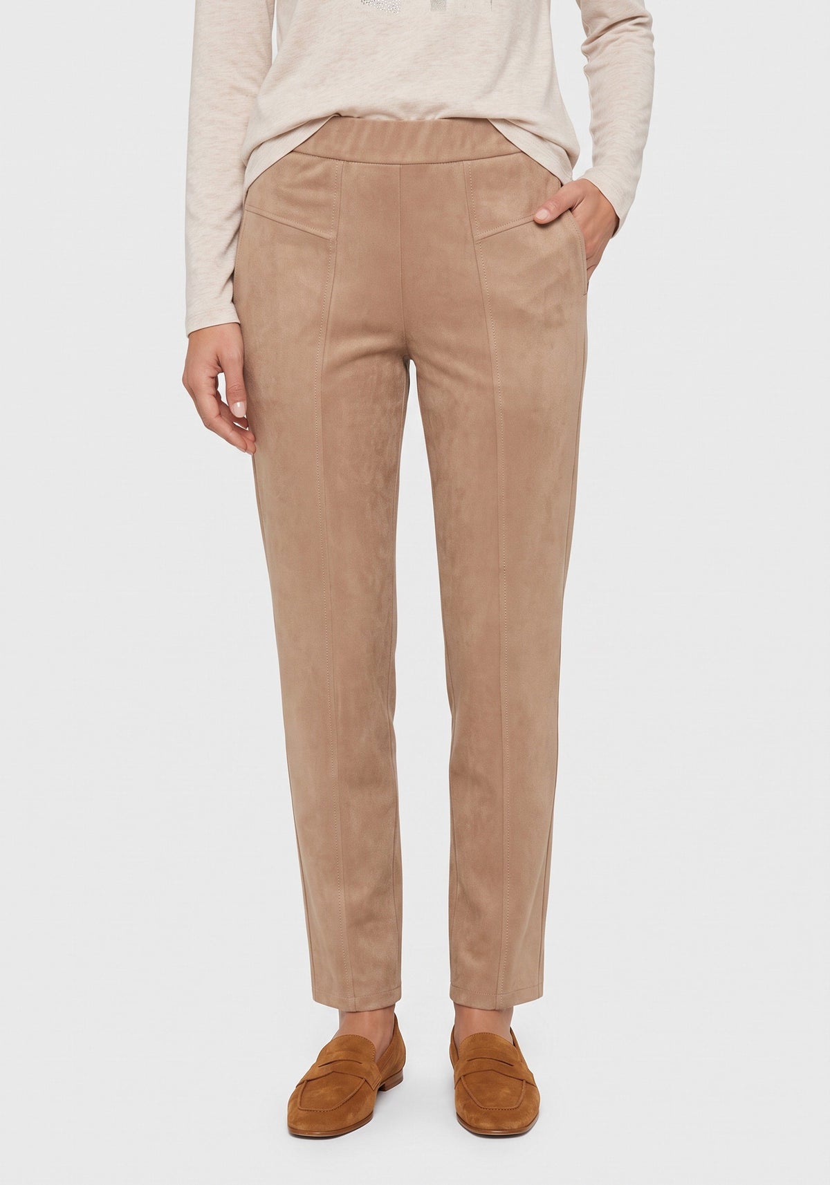 Faux Suede Pant